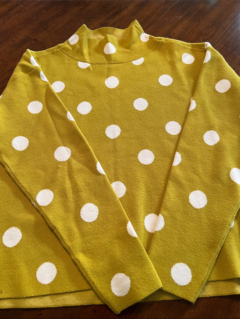 Anthropologie casual chartreuse oversized sweater s